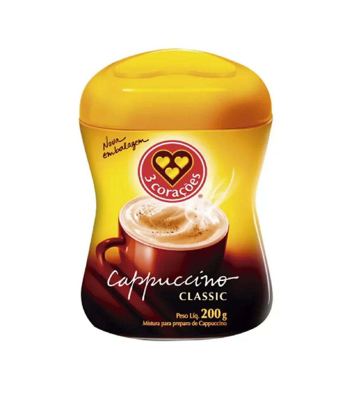3 Corações - Cappuccino Clássico (200g)